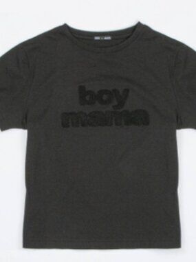 LĒ·LĀ·LŌ - Boy Mama Chenille Tee (Black)